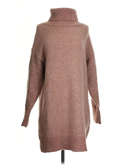 Pre-owned Lulus Turtleneck Sweater In Brown