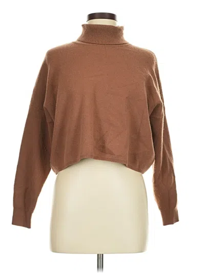 Pre-owned Lulus Turtleneck Sweater In Brown