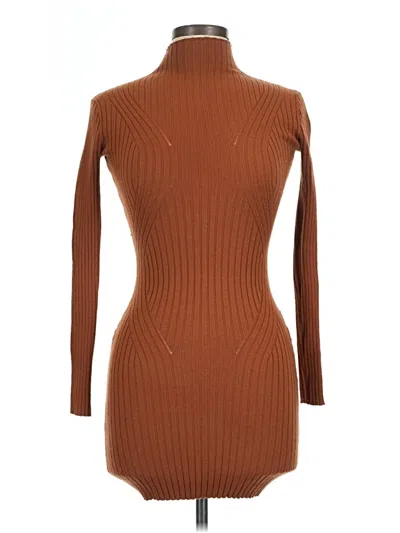Pre-owned Lulus Turtleneck Sweater In Brown