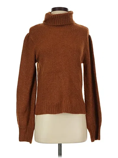 Pre-owned Lulus Turtleneck Sweater In Brown