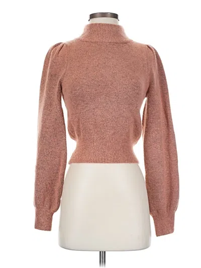 Pre-owned Lulus Turtleneck Sweater In Brown
