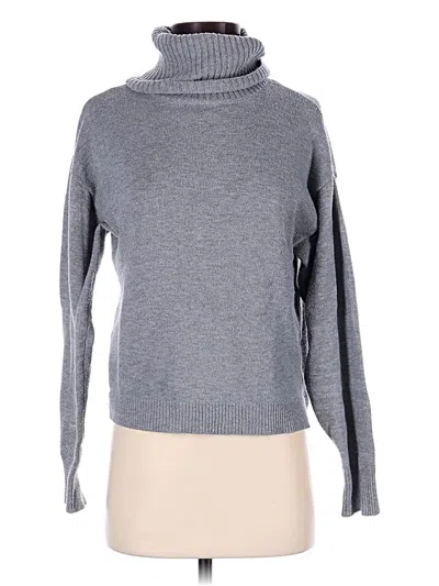Pre-owned Lulus Turtleneck Sweater In Gray