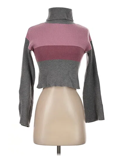 Pre-owned Lulus Turtleneck Sweater In Gray