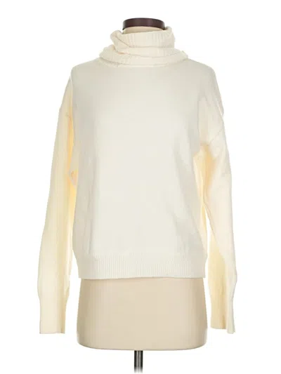 Pre-owned Lulus Turtleneck Sweater In Ivory