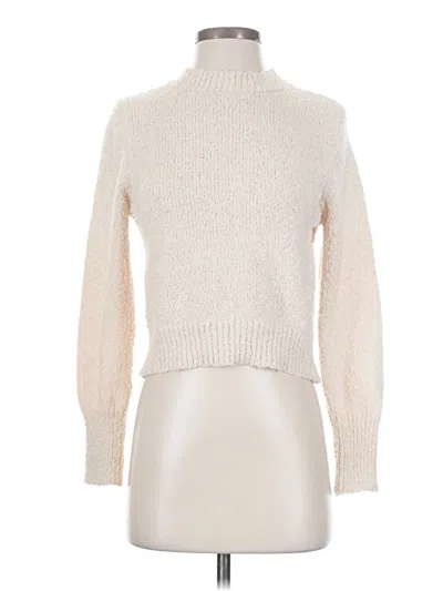 Pre-owned Lulus Turtleneck Sweater In Ivory