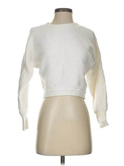 Pre-owned Lulus Turtleneck Sweater In Ivory