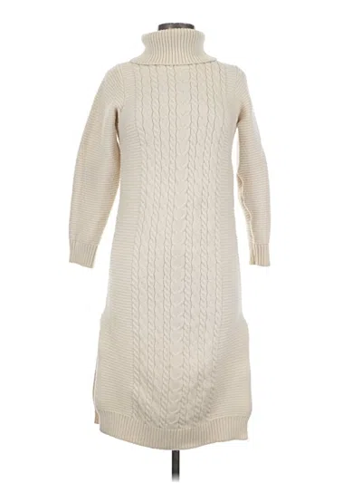 Pre-owned Lulus Turtleneck Sweater In Ivory