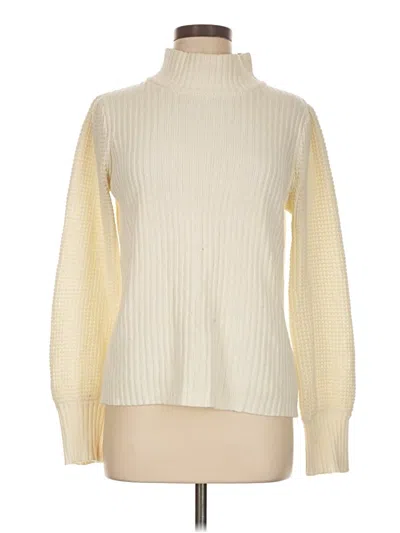 Pre-owned Lulus Turtleneck Sweater In Ivory