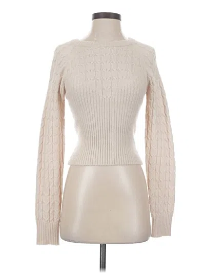 Pre-owned Lulus Turtleneck Sweater In Ivory