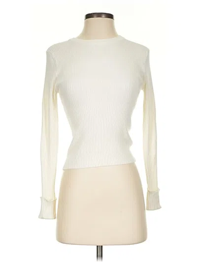 Pre-owned Lulus Turtleneck Sweater In Ivory