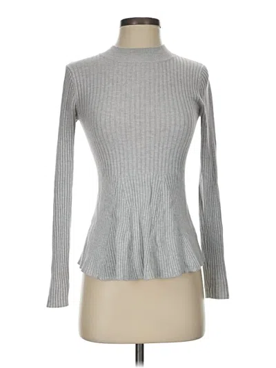Pre-owned Lulus Turtleneck Sweater In Silver