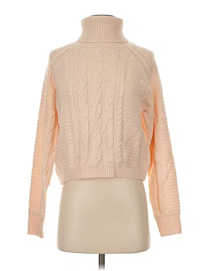 Pre-owned Lulus Turtleneck Sweater In Tan