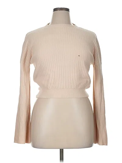 Pre-owned Lulus Turtleneck Sweater In Tan