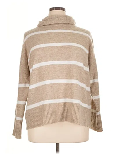 Pre-owned Lulus Turtleneck Sweater In Tan