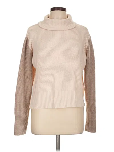 Pre-owned Lulus Turtleneck Sweater In Tan
