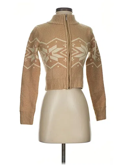 Pre-owned Lulus Turtleneck Sweater In Tan