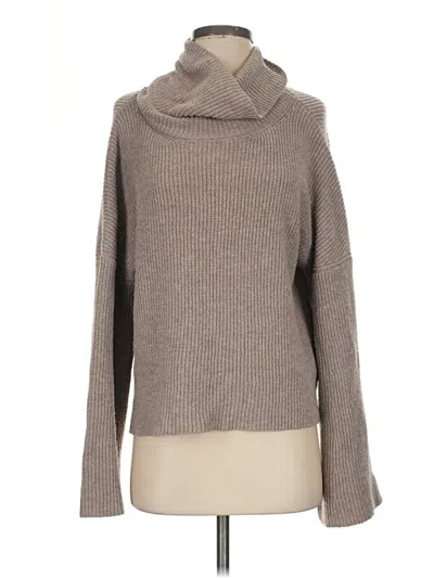 Pre-owned Lulus Turtleneck Sweater In Tan
