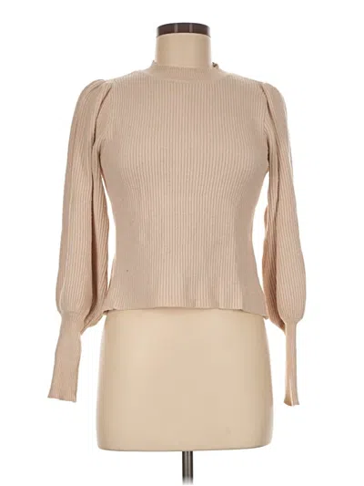 Pre-owned Lulus Turtleneck Sweater In Tan