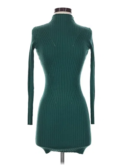 Pre-owned Lulus Turtleneck Sweater In Teal
