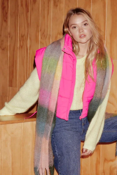 Lulus Unmatched Brilliance Bright Yellow Cable Knit Sweater