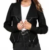 Lulus Vegan Jacket In Black In Black