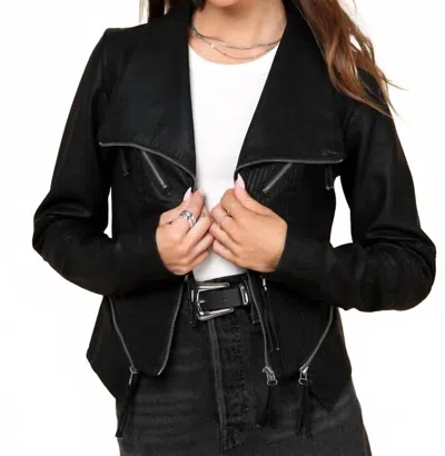 Lulus Vegan Jacket In Black