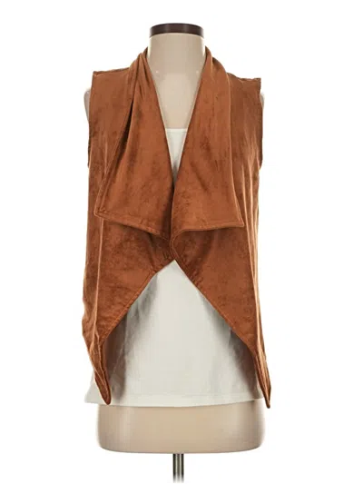 Pre-owned Lulus Vest In Brown
