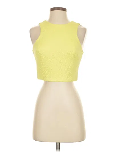 Pre-owned Lulus Vest In Yellow