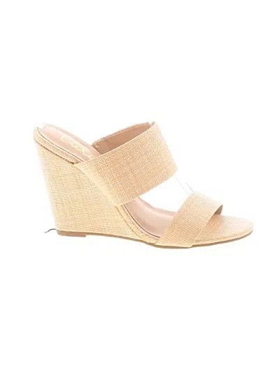 Pre-owned Lulus Wedges In Ivory