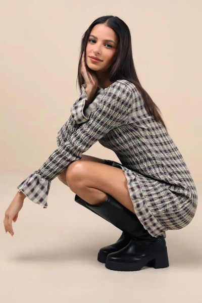 Lulus Whitlie Black Platform Knee-high Boots