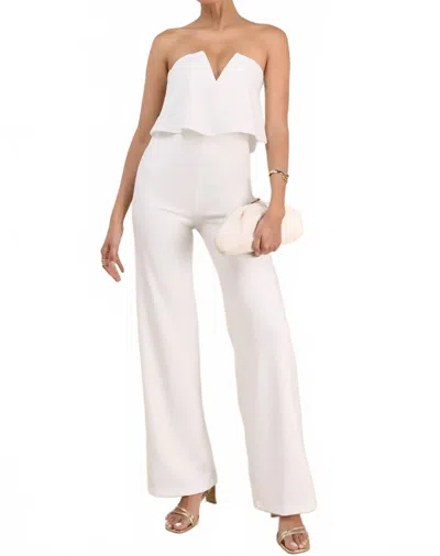 Lulus Women's Power Of Love Jumpsuit In White