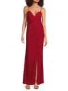 Lulus Women's Shimmer Maxi Dress In Red