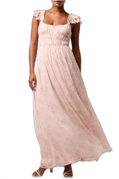 Lulus Yvette Maxi Dress In Pink