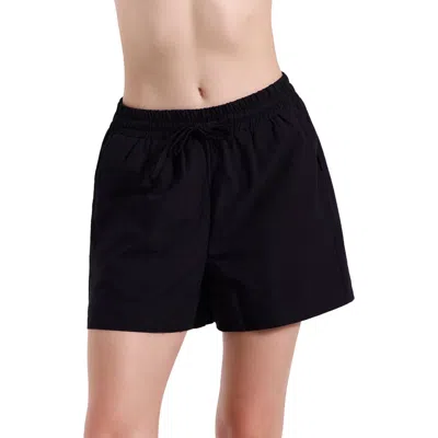 Luma Gottex Amalfi Lace Drawstring Short Cover-up In Black