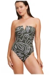 Luma Gottex Artsy Chic V Wire Bandeau One Piece