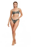Luma Gottex Artsy Chic V Wire Bikini Top In Multi