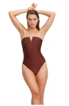 Luma Gottex High End Bandeau High Leg One Piece