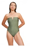 Luma Gottex High End Bandeau High Leg One Piece