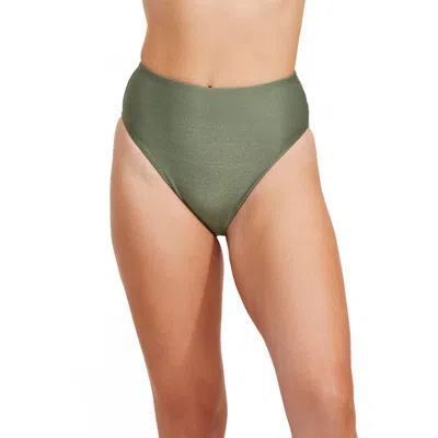 Luma Gottex High End High Waist Swim Bottom In Green