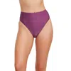 Luma Gottex High End High Waist Swim Bottom In Purple