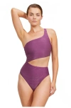Luma Gottex High End One Shoulder Cut Out One Piece