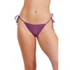 Luma Gottex High End Side Tie Bikini Bottom In Purple