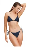 Luma Gottex High End Triangle Bikini Top In Blue