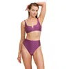 Luma Gottex High End V Wire Bikini Top In Purple