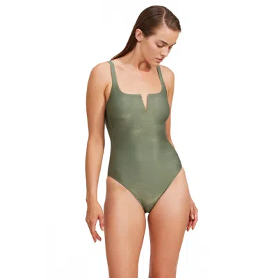 Luma Gottex High End V Wire One Piece In Green