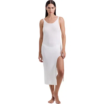 Luma Gottex Isla Knit Dress Cover-up In White