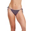 Luma Gottex Retro Touch Side Tie Bikini Bottom In Multi