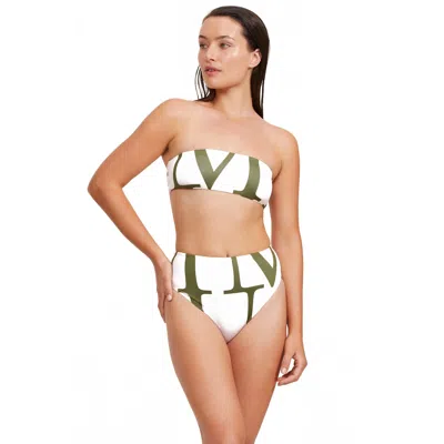 Luma Gottex Signature Bandeau Tube Bikini Top In Multi