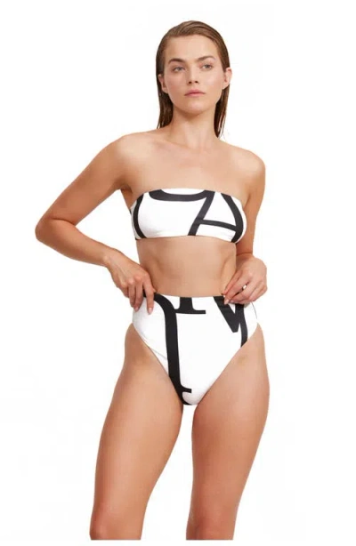 Luma Gottex Signature Bandeau Tube Bikini Top In Multi