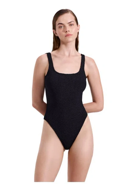 Luma Gottex Tulum Square Neck One Piece In Black